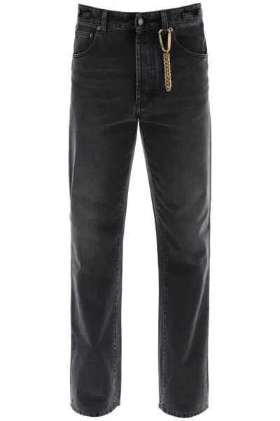 Shop Darkpark Mark Jeans With Carabin In Black