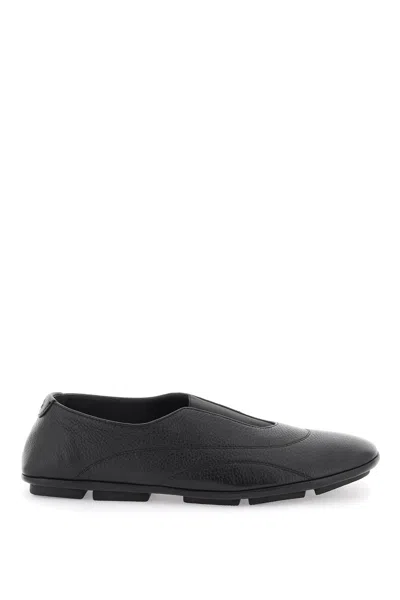 Shop Dolce & Gabbana Leather Slipper For In Black