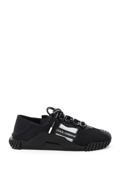 Shop Dolce & Gabbana Neoprene Ns1 Sneakers In Black