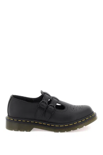 Shop Dr. Martens' Leather Virginia Mary Jane Shoes In Black