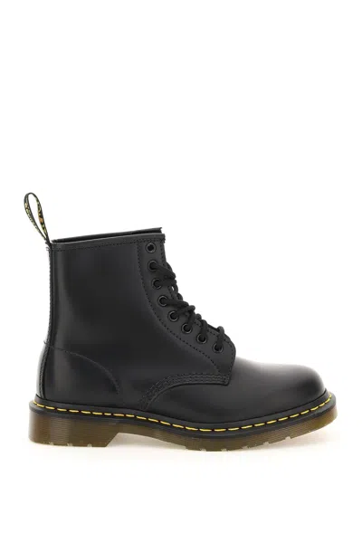 Shop Dr. Martens' 1460 Smooth Leather Combat Boots In Black
