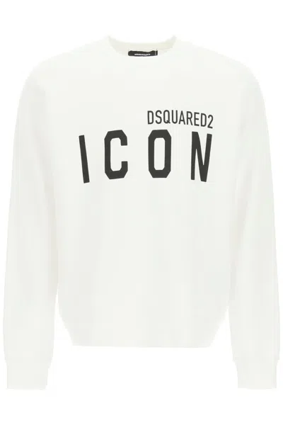 Shop Dsquared2 Icon Logo Sweatshirt In Mixed Colours