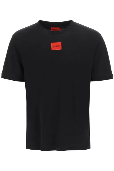 Shop Hugo Diragolino Logo T-shirt In Black