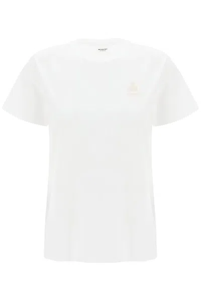 Shop Marant Etoile Isabel  Aby Regular Fit T-shirt In White