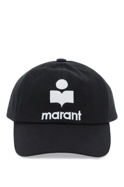 Shop Isabel Marant Tyron Baseball Cap In Black