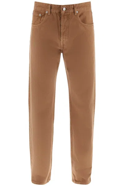 Shop Jacquemus Le De Nìmes Fresa Regular Jeans In Brown