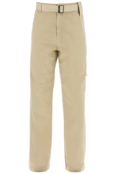 Shop Jacquemus The Brown Pants In Beige