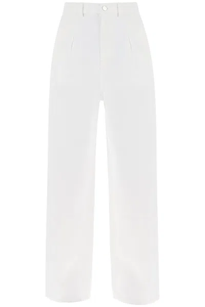 Shop Loulou Studio Jeans Over Attu In White