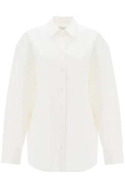 Shop Loulou Studio Espanto Oversized Shirt In White