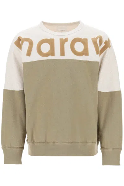 Shop Marant 'howley' Crewneck Sweatshirt In Mixed Colours