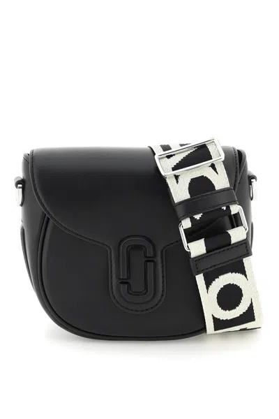 Shop Marc Jacobs The J Marc Crossbody Bag In Black