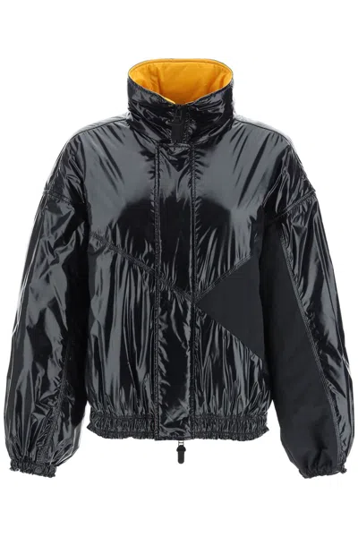 Shop Moncler X Alicia Keys Moncler Genius X Alicia Keys Tompinks Jacket With Maxi Patch In Black