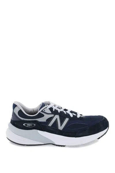 Shop New Balance 990v6 Sneakers In Blue