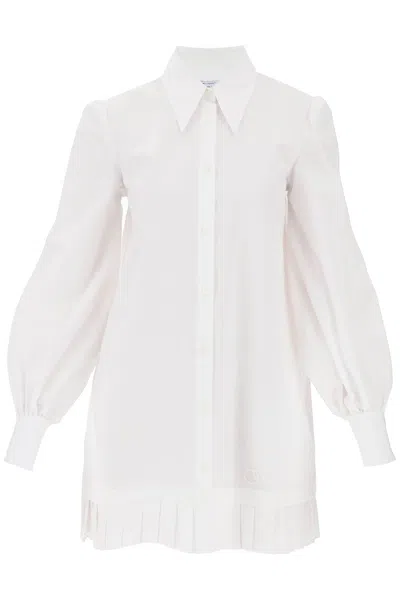 Shop Off-white Mini Shirt Dress In White