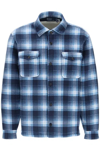 Shop Polo Ralph Lauren Check Overshirt In Mixed Colours