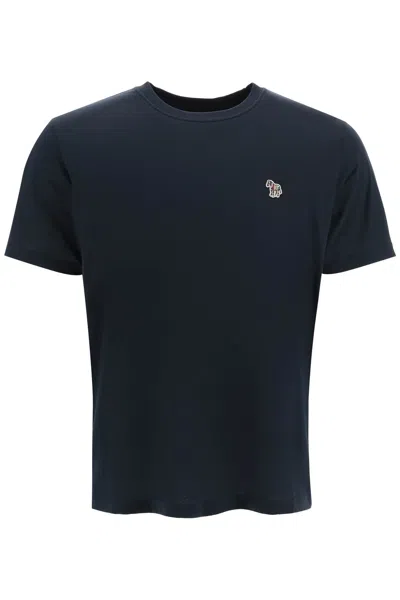 Shop Ps By Paul Smith Organic Cotton T-shirt In Blue
