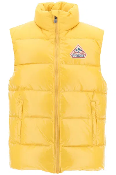 Shop Pyrenex 'john 2' Padded Vest In Yellow