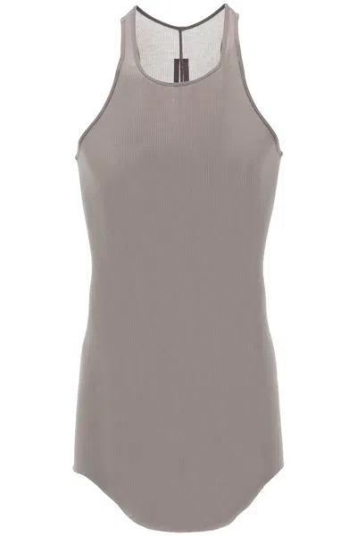 Shop Rick Owens "ribbed Jersey Tank Top With In Mixed Colours