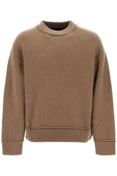 Shop Sacai Cachemire Pullover In Mixed Colours