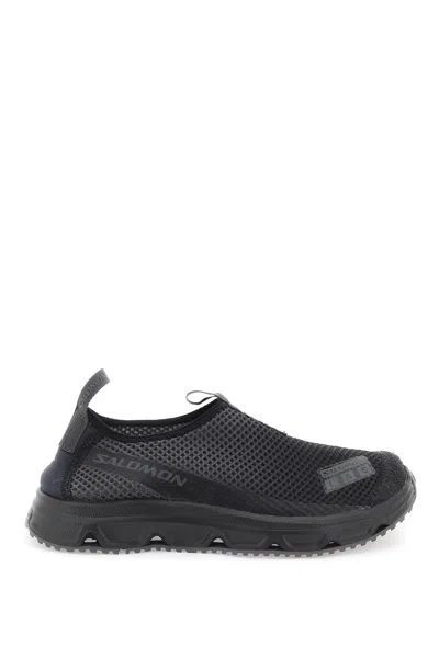 Shop Salomon Sneakers Slip-on Rx Moc 3.0 Suede In Black
