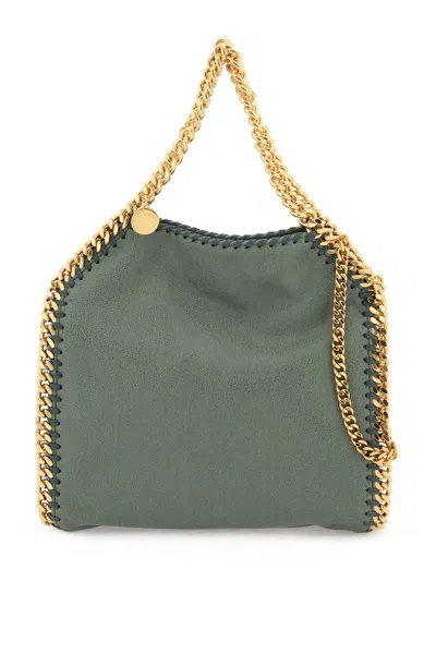Shop Stella Mccartney Falabella Mini Tote Bag In Green
