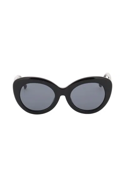 Shop Attico 'agnes' Sunglasses In Black