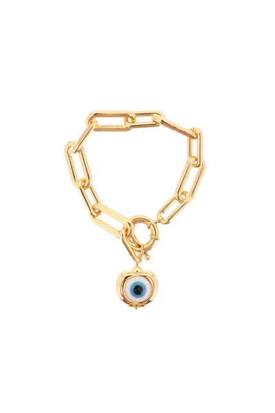 Shop Timeless Pearly Chain Bracelet With Charm In Gold