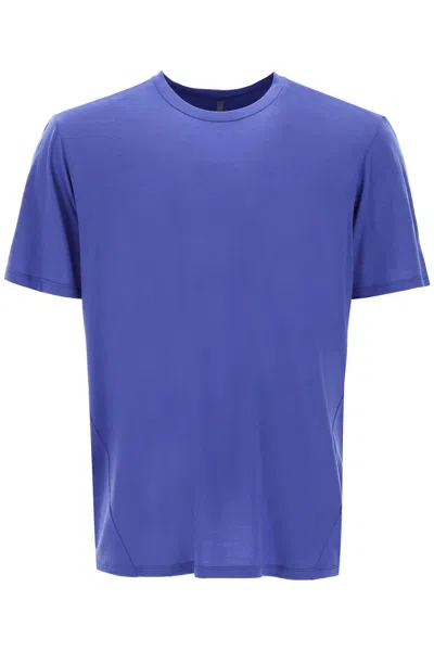Shop Veilance Merino Wool Jersey T-shirt Frame For A Lux In Blue