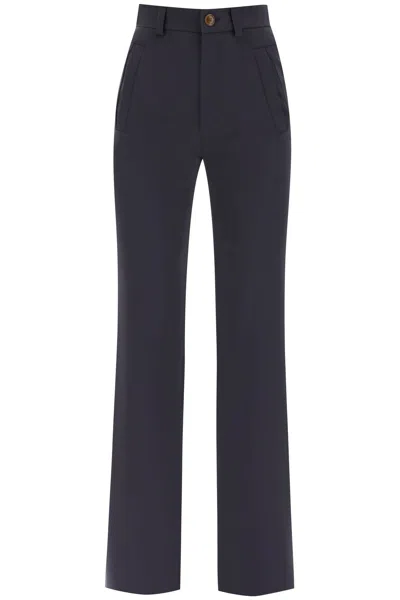 Shop Vivienne Westwood Ray Trousers In Recycled Cady In Blue