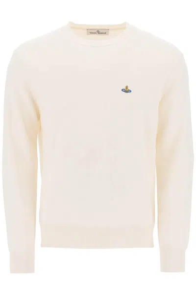 Shop Vivienne Westwood Organic Cotton And Cashmere Sweater In White