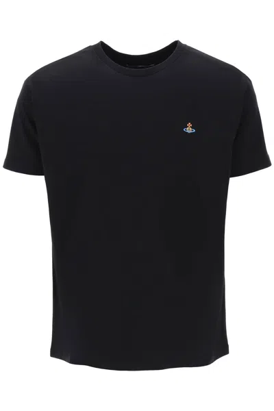 Shop Vivienne Westwood Spray Orb Classic T-shirt In Black