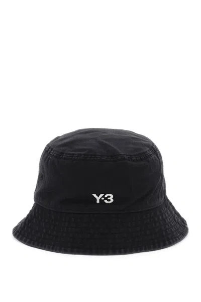 Shop Y-3 Cappello Bucket In Twill Slavato In Black