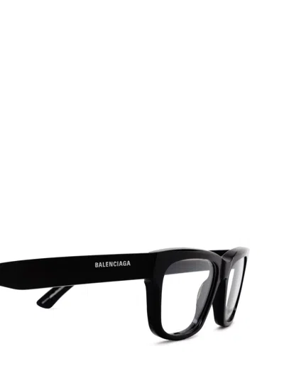 Shop Balenciaga Eyeglasses In Black