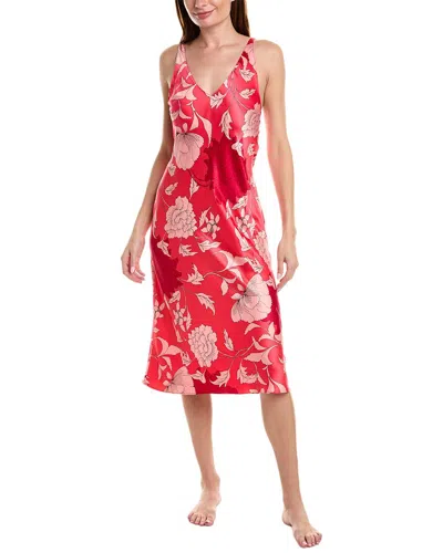 Shop N Natori Venetian Slip Dress In Pink