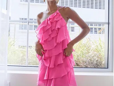 Shop Amanda Uprichard Posie Dress In Pink