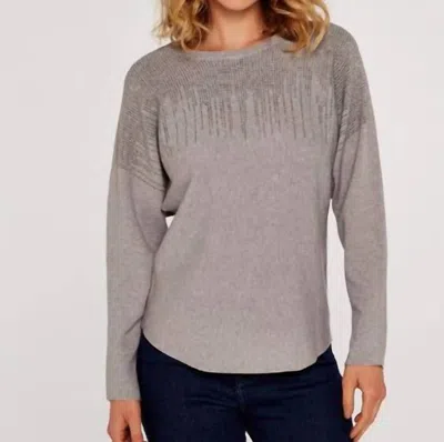 Shop Apricot Chantler Stud Sweater In Grey