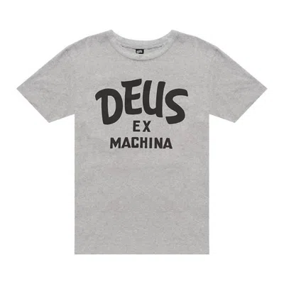 Shop Deus Ex Machina Men's Curvy Tee In Grey