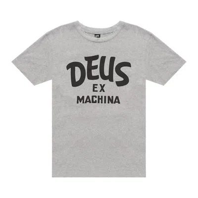 Deus Ex Machina Men's Curvy Tee In Grey In Grey