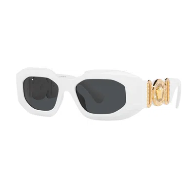 Shop Versace Womens Sunglasses In White