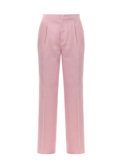 Shop Tagliatore Trouser In Pink