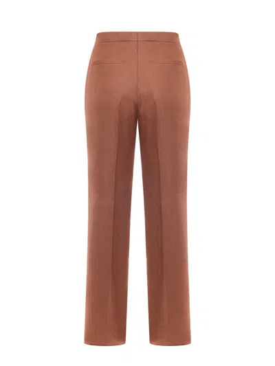 Shop Tagliatore Trouser In Brown