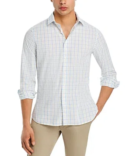 Shop The Men's Store At Bloomingdale's Cotton Stretch Slim Fit Button Down Shirt - 100% Exclusive In Light Stone