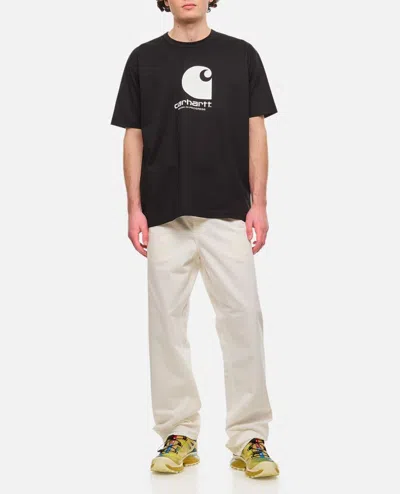 Shop Junya Watanabe - Carhartt Short Sleeve T-shirt In Black