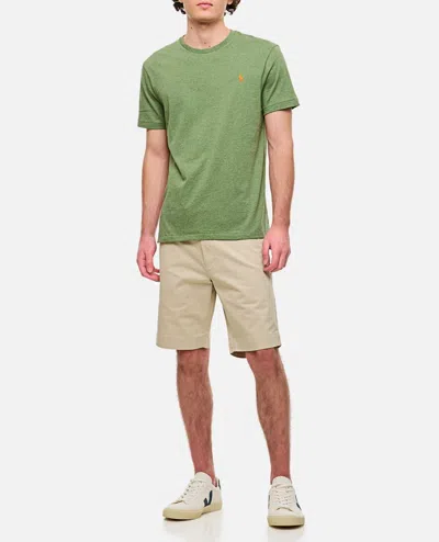 Polo Ralph Lauren Flat Cotton Short In White
