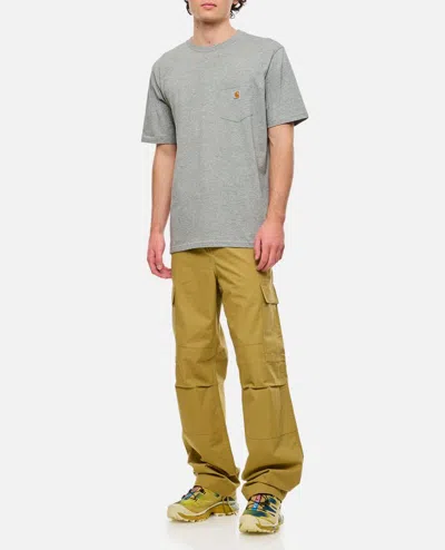 Carhartt S/s Pocket T-shirt In Brown
