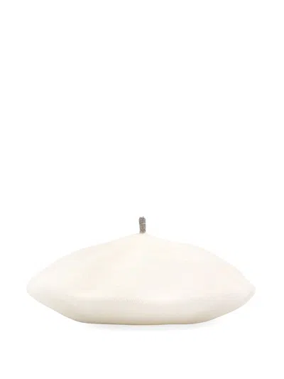 Shop Brunello Cucinelli Hat In White