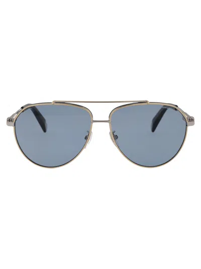 Shop Chopard Sunglasses In 340p Gold C/parti Palladio Lucido