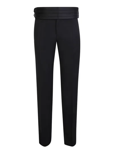 Shop Dolce & Gabbana Trousers In Black