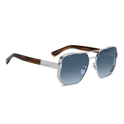 Shop Dsquared2 Sunglasses In Dark Ruthenium Horn