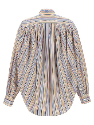 Shop Etro Blouse With Stripe Pattern In Multicolour